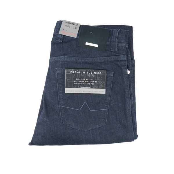 Alberto – Premium Business Jeans – Navy - Eurostyle